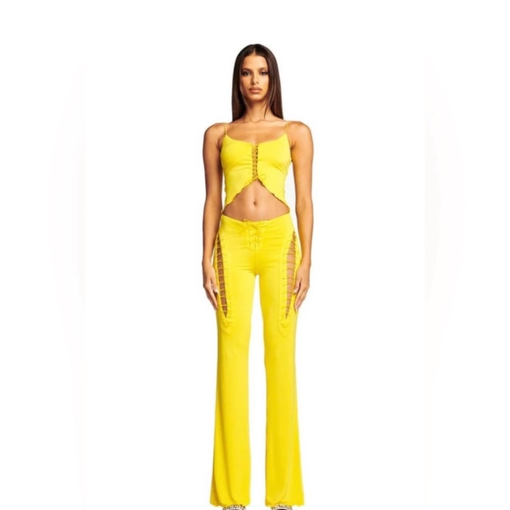 I AM GIA NYX Yellow Pants